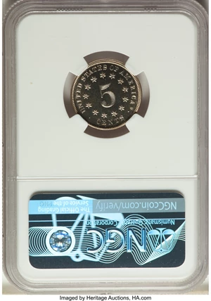 image for: 1871 5C PR68 Ultra Cameo NGC....