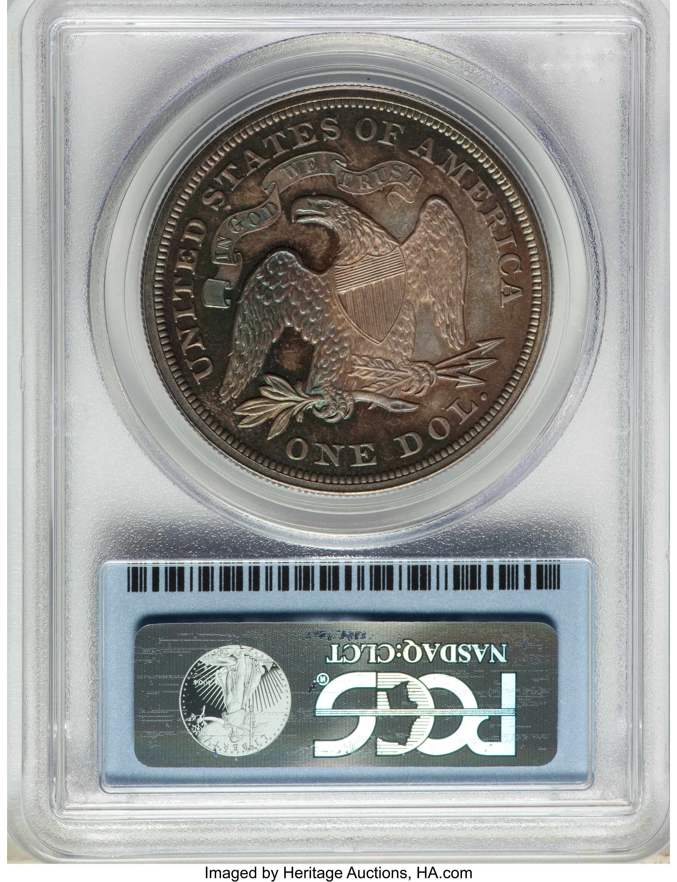 image for: 1871 $1 PR65+ Cameo PCGS. CAC. OC-P1, R.2....