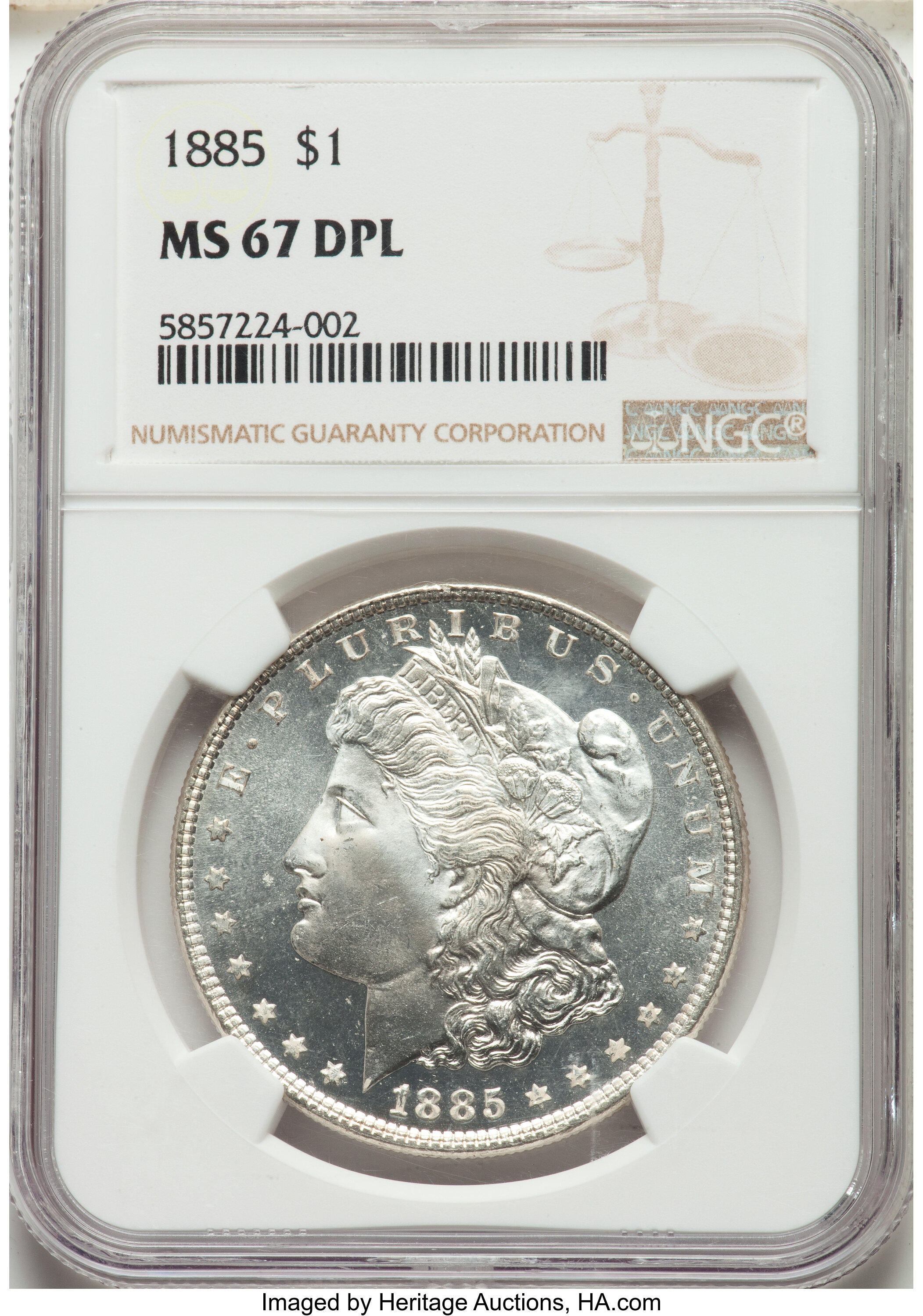 1885 $1  MS DMPL MS67 DMPL CAC thumbnail 10