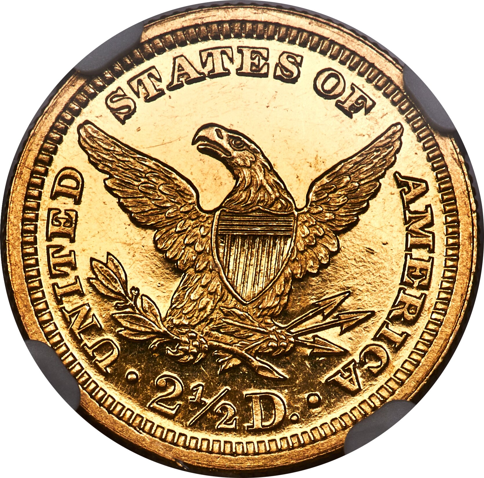 image for: 1899 $2 1/2 PR64 Cameo NGC. JD-1, R.4....