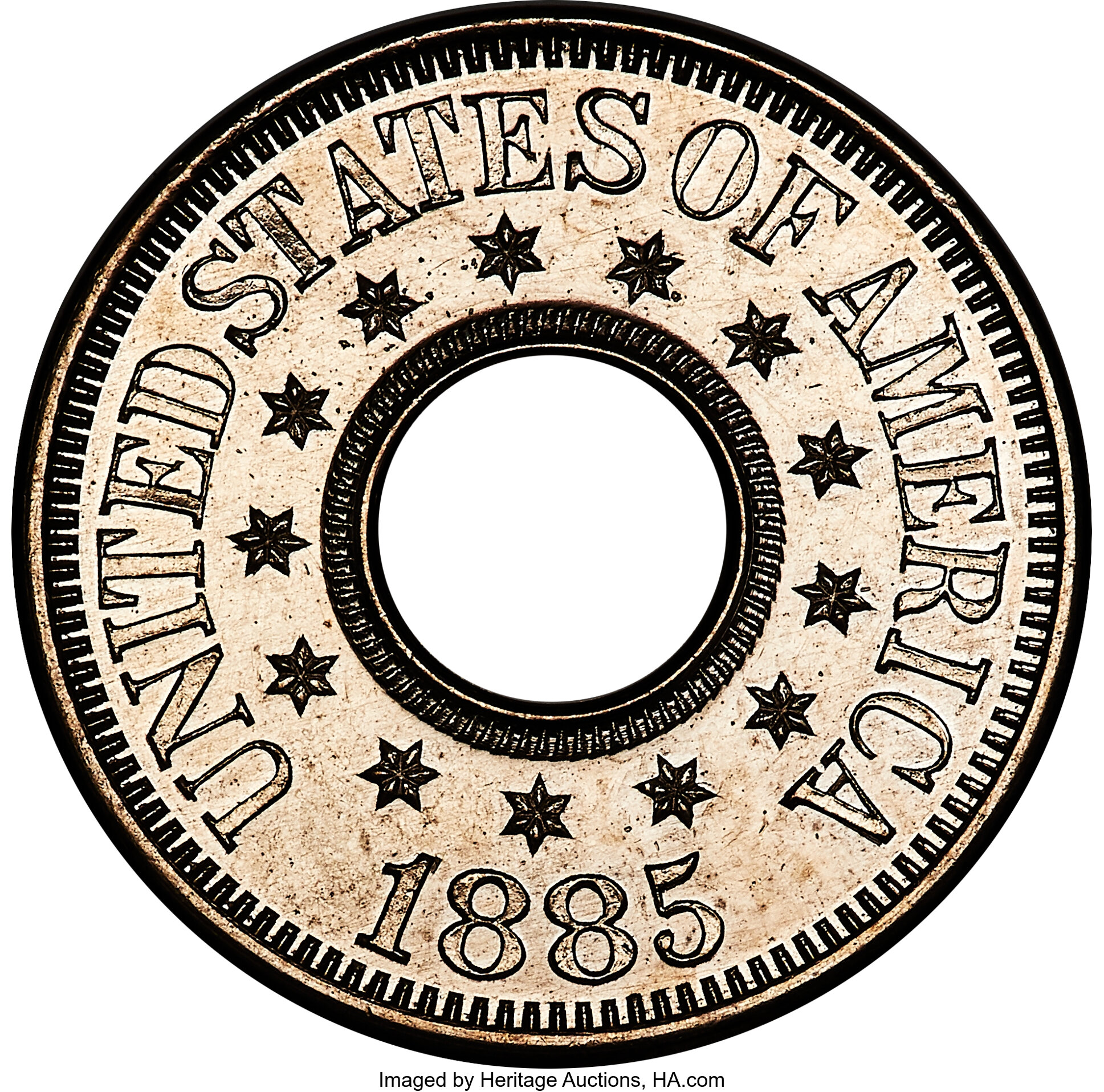 image for: 1885 5C Five Cent, Judd-1742, Pollock-1954, High R.6, PR63 PCGS. CAC....