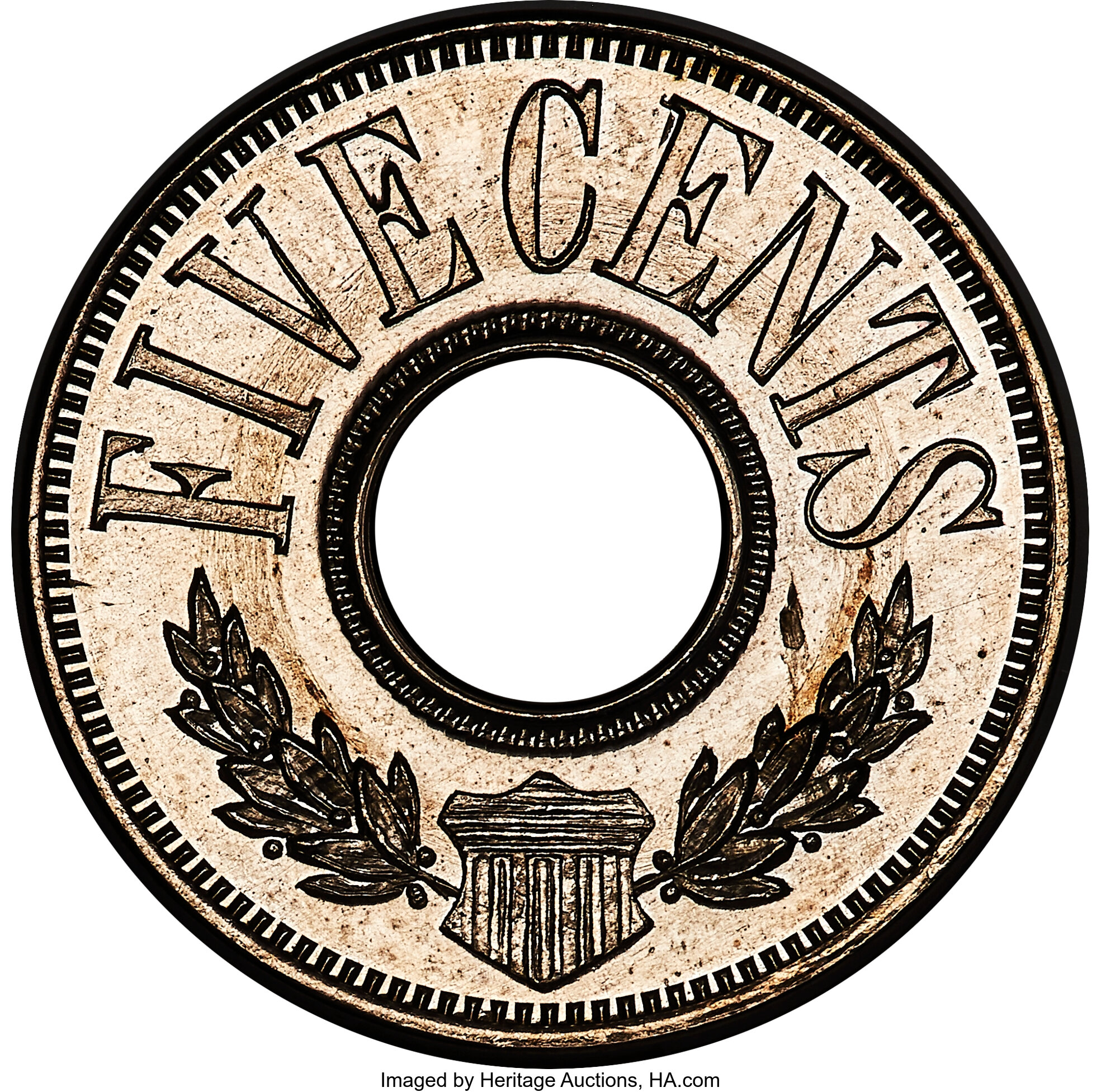 image for: 1885 5C Five Cent, Judd-1742, Pollock-1954, High R.6, PR63 PCGS. CAC....