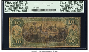 image for: Albion, MI - $10 Original Fr. 412 The National Exchange Bank Ch. # 1544 PCGS Fine 12....