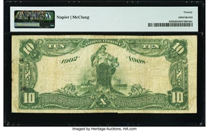 image for: Brunswick, NE - $10 1902 Date Back Fr. 620 The First National Bank Ch. # (W)10033 PMG Very Fine 20....