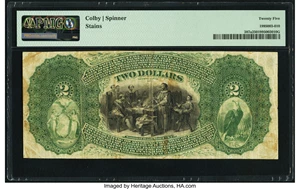 image for: Albion, NY - $2 Original Fr. 387a The Orleans County National Bank Ch. # 1509 PMG Very Fine 25....