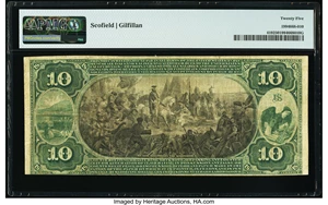 image for: Cincinnati, OH - $10 1875 Fr. 419 The Citizens National Bank Ch. # 2495 PMG Very Fine 25....