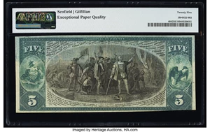 image for: Reading, PA - $5 1875 Fr. 404 The National Union Bank Ch. # 693 PMG Very Fine 25 EPQ....