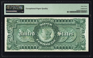 image for: Fr. 263 $5 1886 Silver Certificate PMG Choice Uncirculated 63 EPQ....
