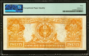 image for: Fr. 1179 $20 1905 Gold Certificate PMG Very Fine 30 EPQ....