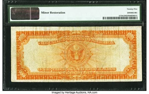 image for: Fr. 1219e $1,000 1907 Gold Certificate PMG Very Fine 25....