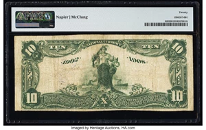 image for: Sonoma, CA - $10 1902 Date Back Fr. 620 The First National Bank Ch. # (P)10259 PMG Very Fine 20....