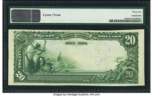 image for: Raton, NMT - $20 1902 Date Back Fr. 643 The Raton National Bank Ch. # (W)8120 PMG Choice Very Fine 35....