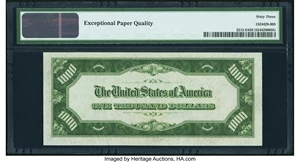 image for: Fr. 2212-E $1,000 1934A Federal Reserve Note. PMG Choice Uncirculated 63 EPQ....