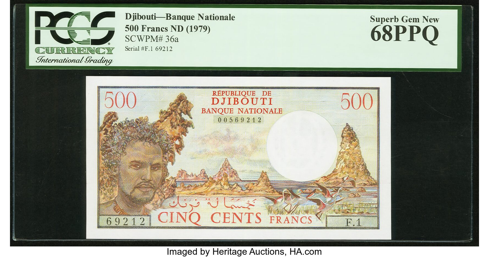 image for: Djibouti  500 francs (B101b)