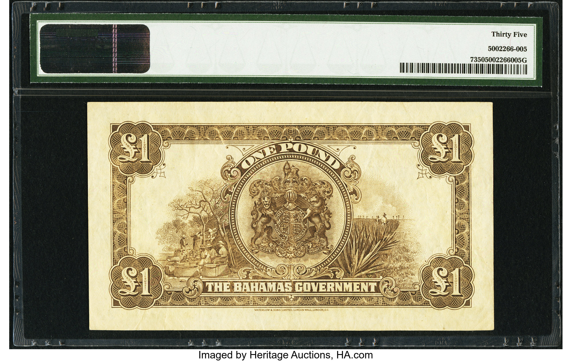 image for: Bahamas  1 pound(B107at)