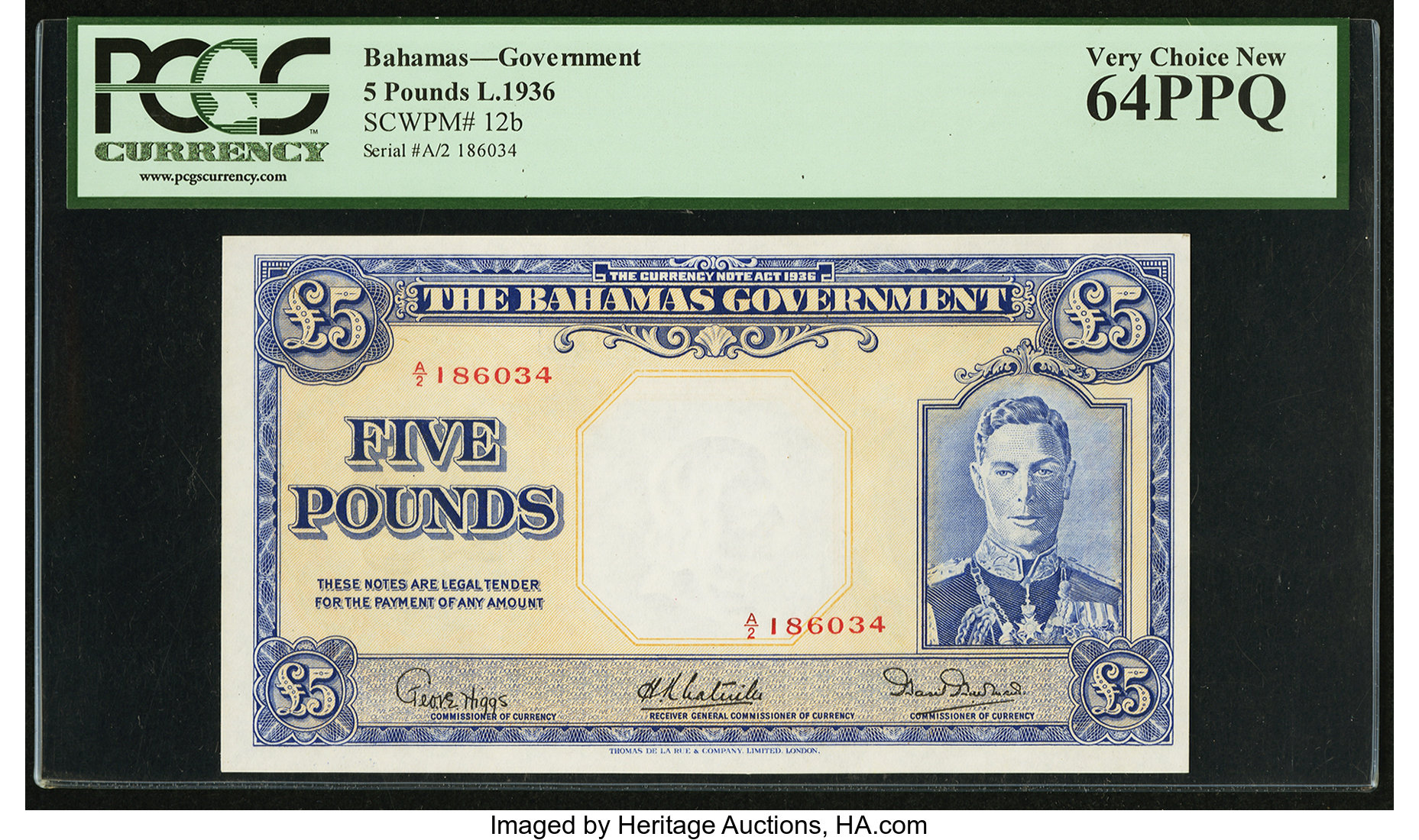 image for: Bahamas  5 pounds(B111cs)