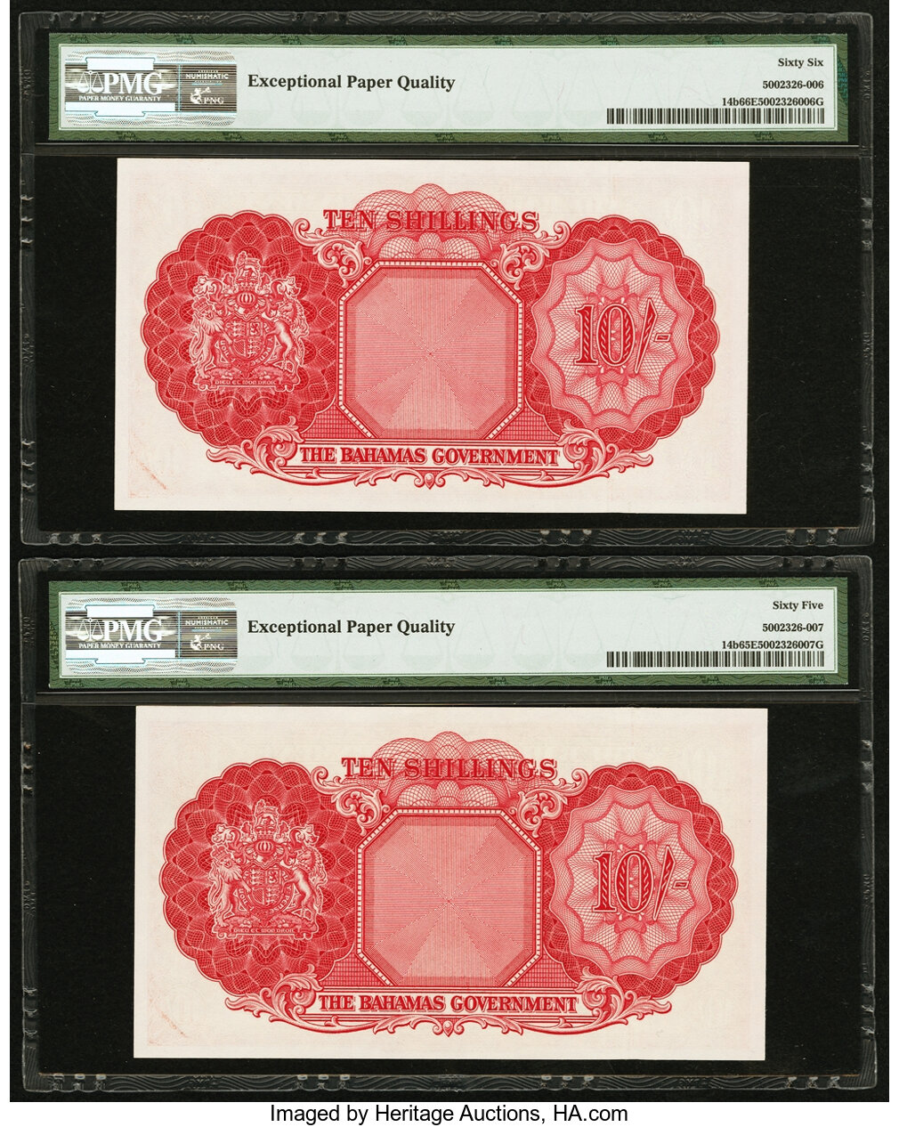 image for: Bahamas  10 shillings(B113a)