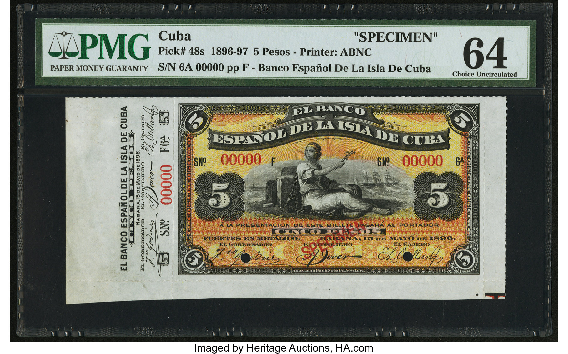 image for: Cuba  5 pesos (B306b)