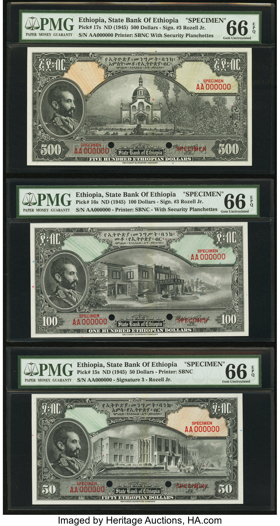 image for: Ethiopia  100 Ethiopian dollars(B205b)