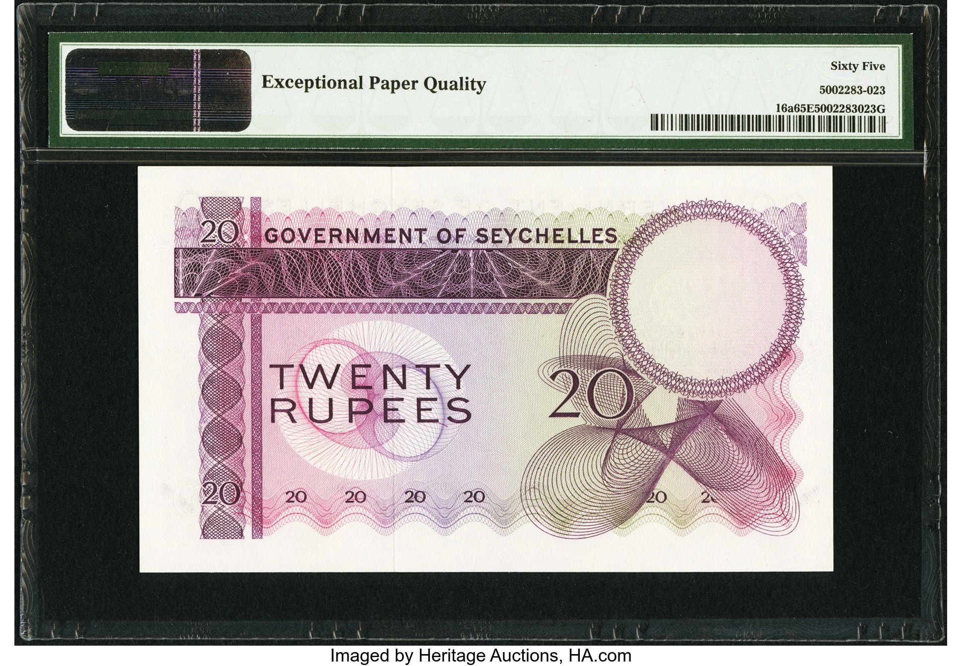 image for: Seychelles  20 rupees (B123as1)