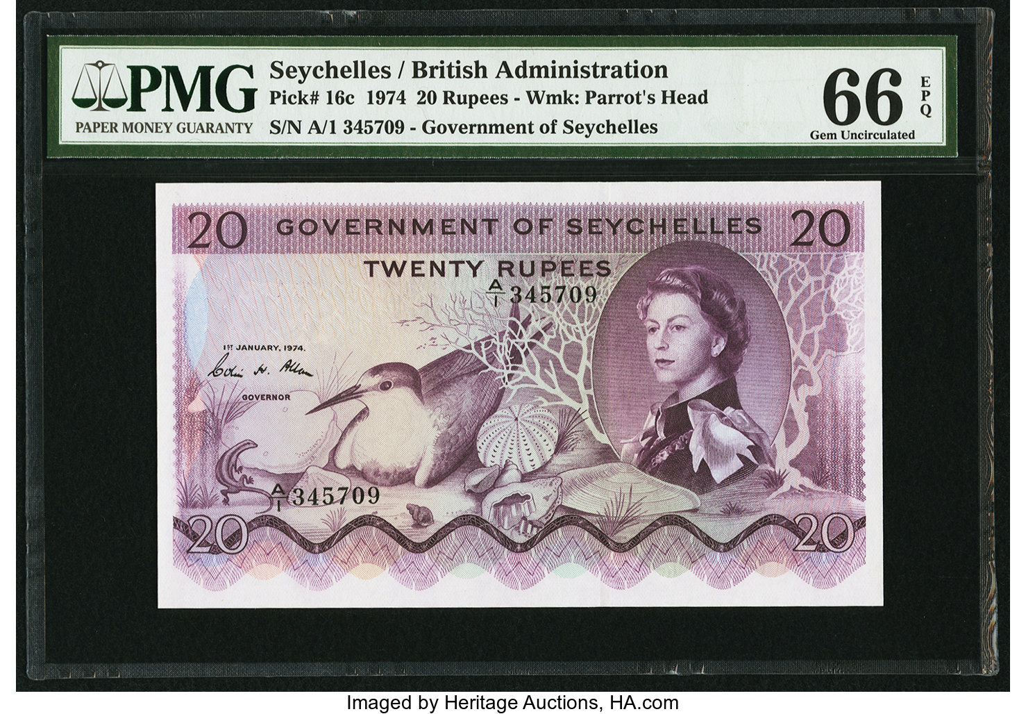 image for: Seychelles  20 rupees (B123b)