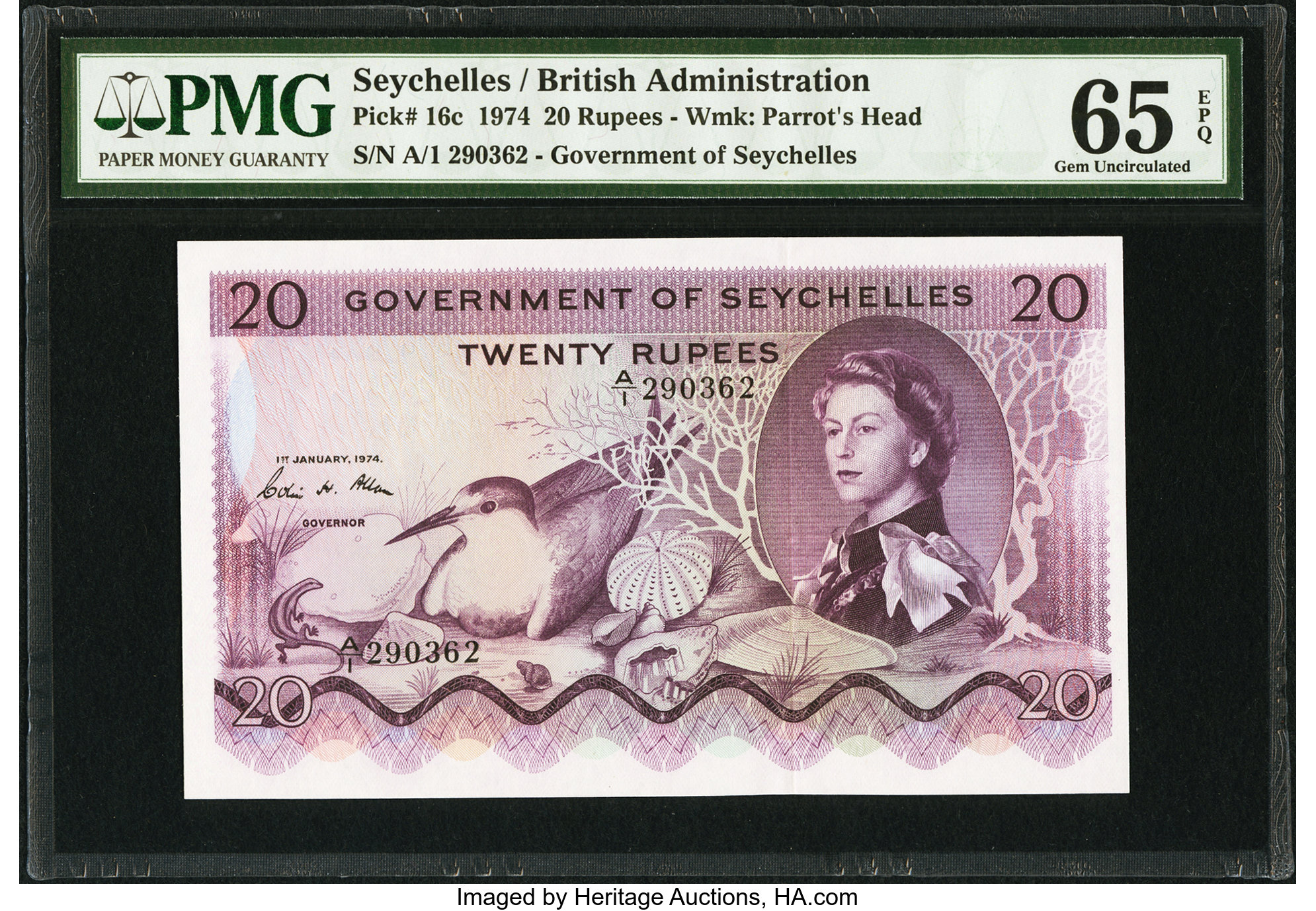 image for: Seychelles  20 rupees (B123as2)