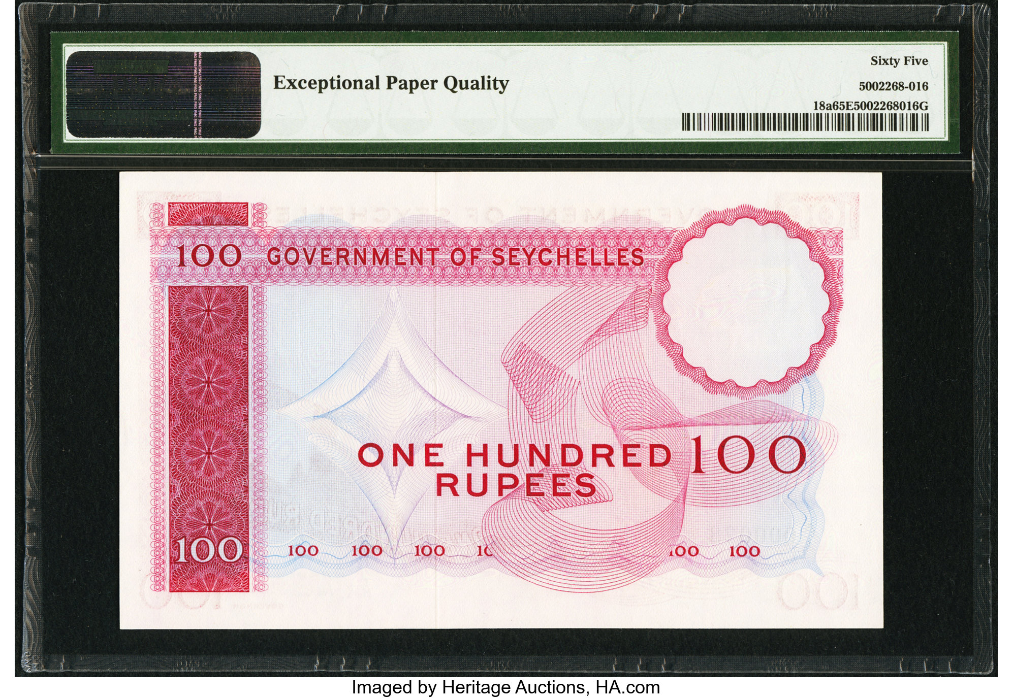 image for: Seychelles  100 rupees (B125b)