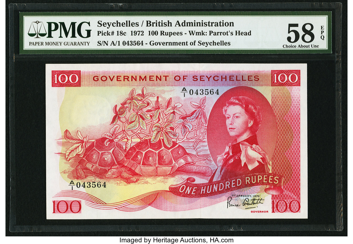 image for: Seychelles  100 rupees (B125ds2)