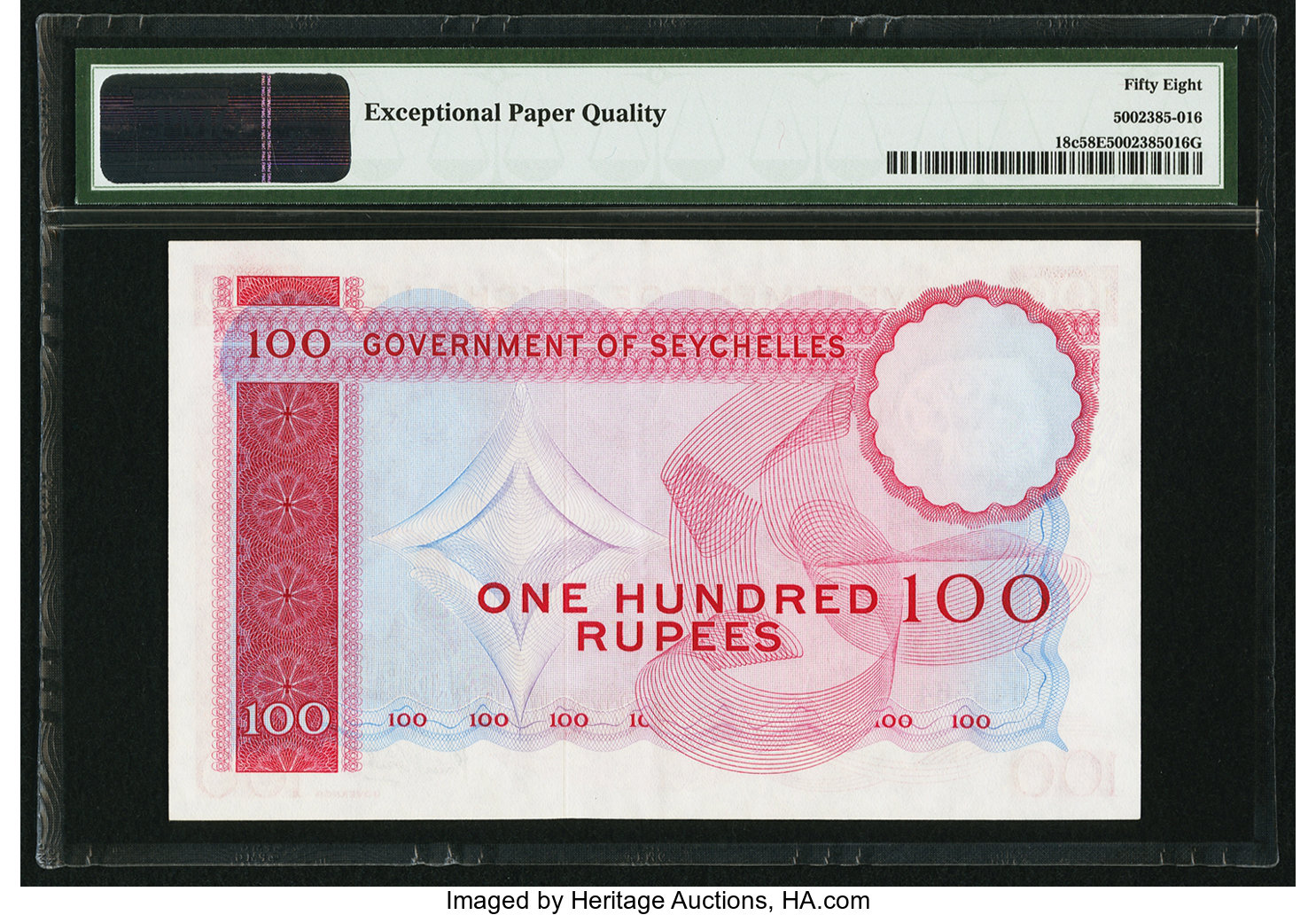 image for: Seychelles  100 rupees (B125c)