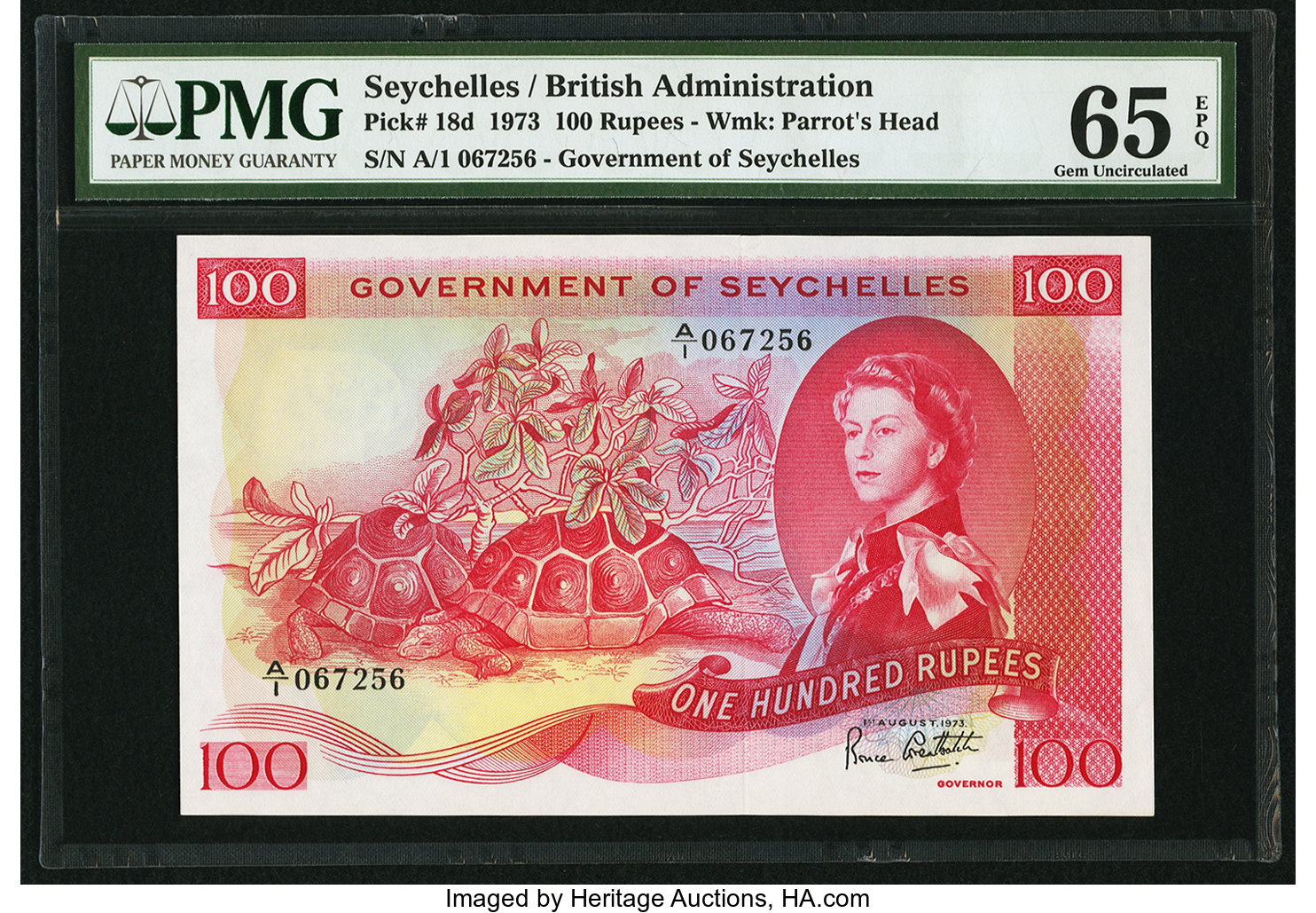 image for: Seychelles  100 rupees (B125c)