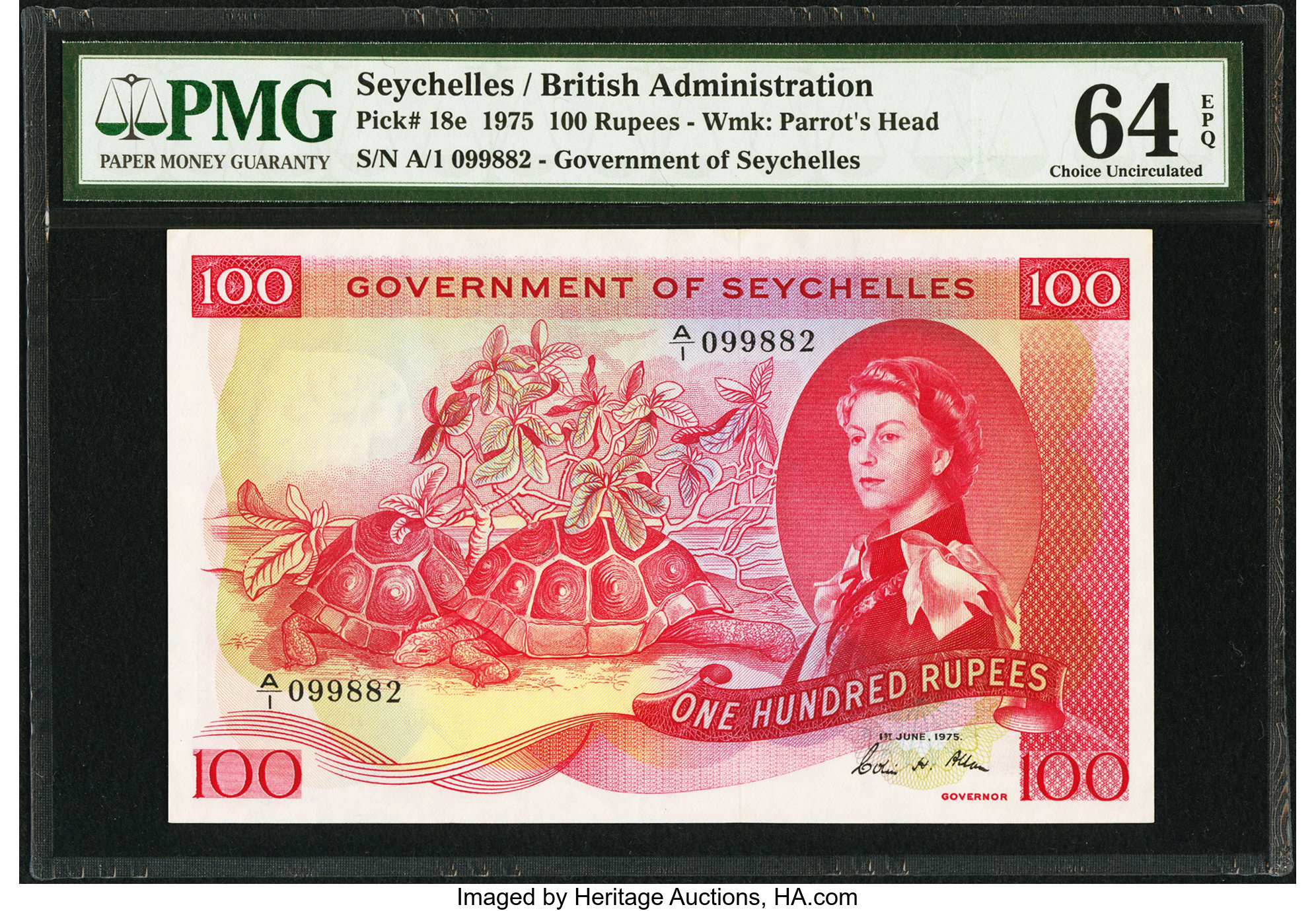 image for: Seychelles  100 rupees (B125ds2)