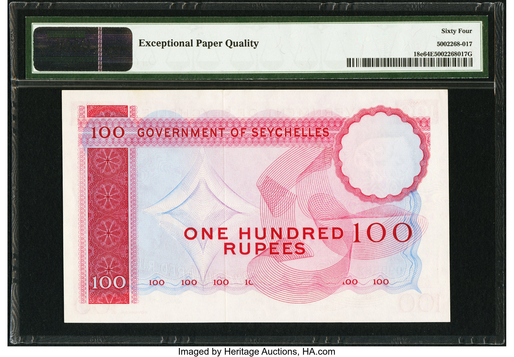 image for: Seychelles  100 rupees (B125s)