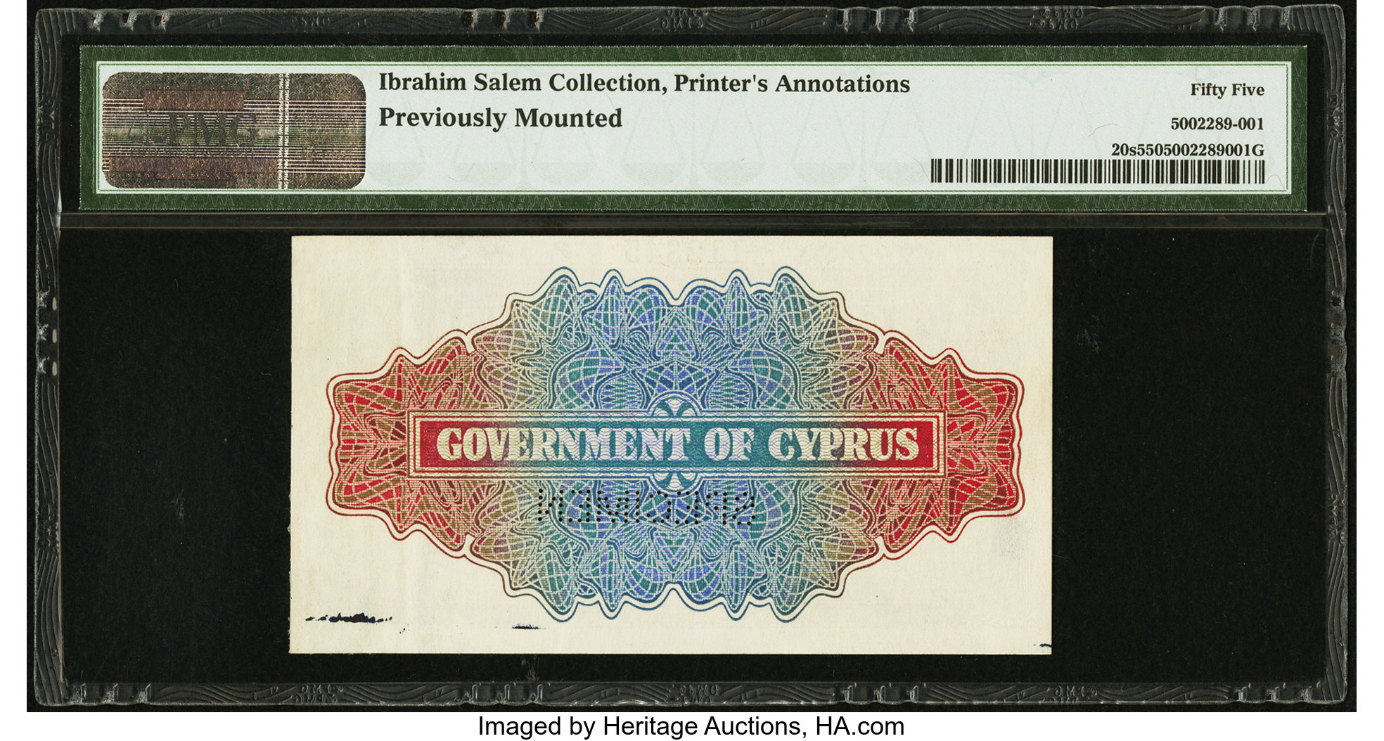 image for: Cyprus  1 shilling (B120hs)