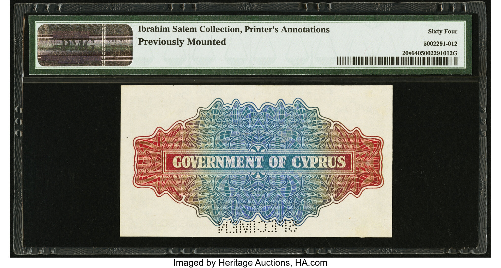 image for: Cyprus  1 shilling (B120is)