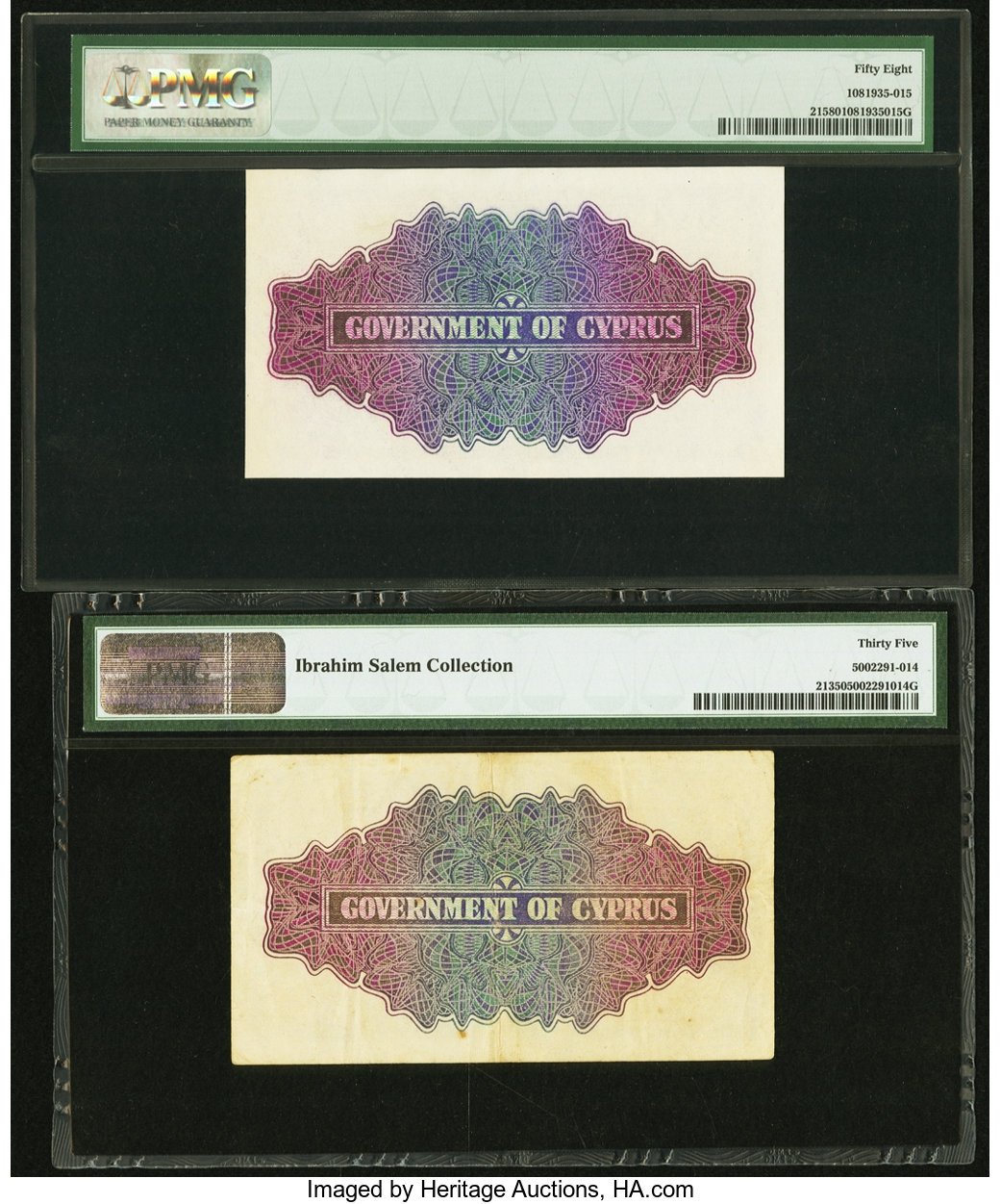 image for: Cyprus  2 shillings (B121d)