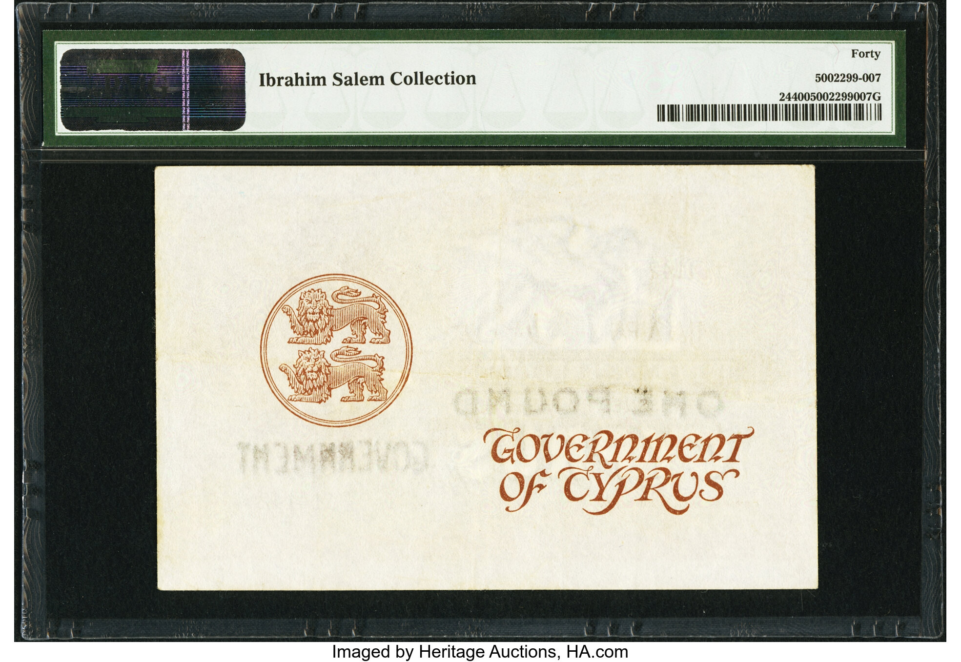 image for: Cyprus  1 pound (B124is)