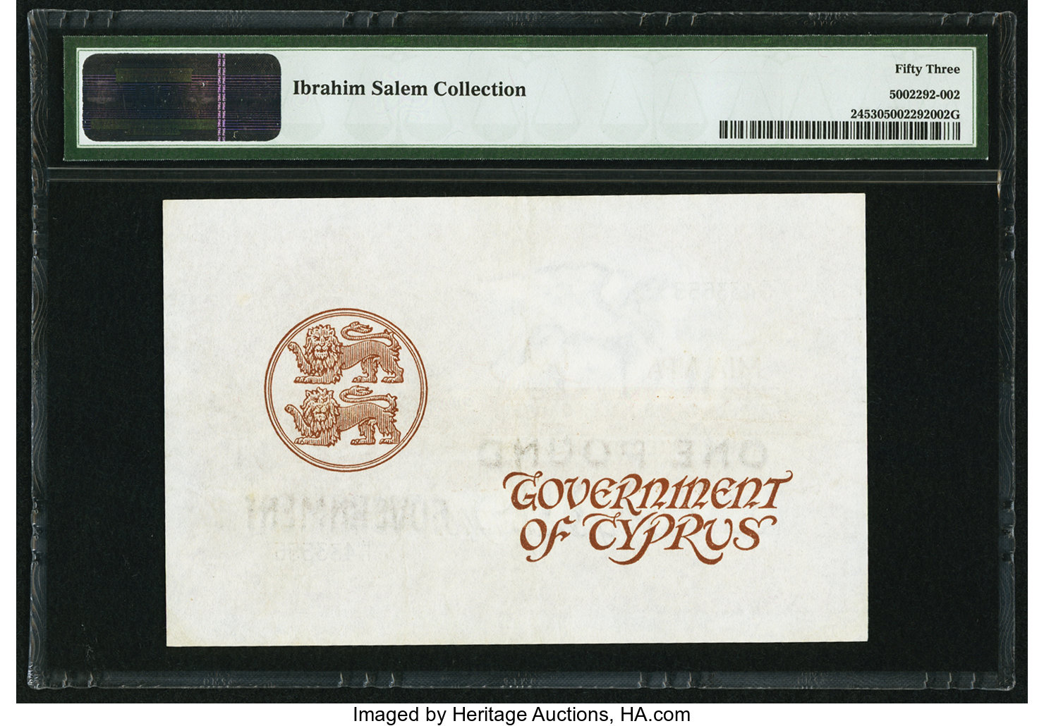 image for: Cyprus  1 pound (B124is)