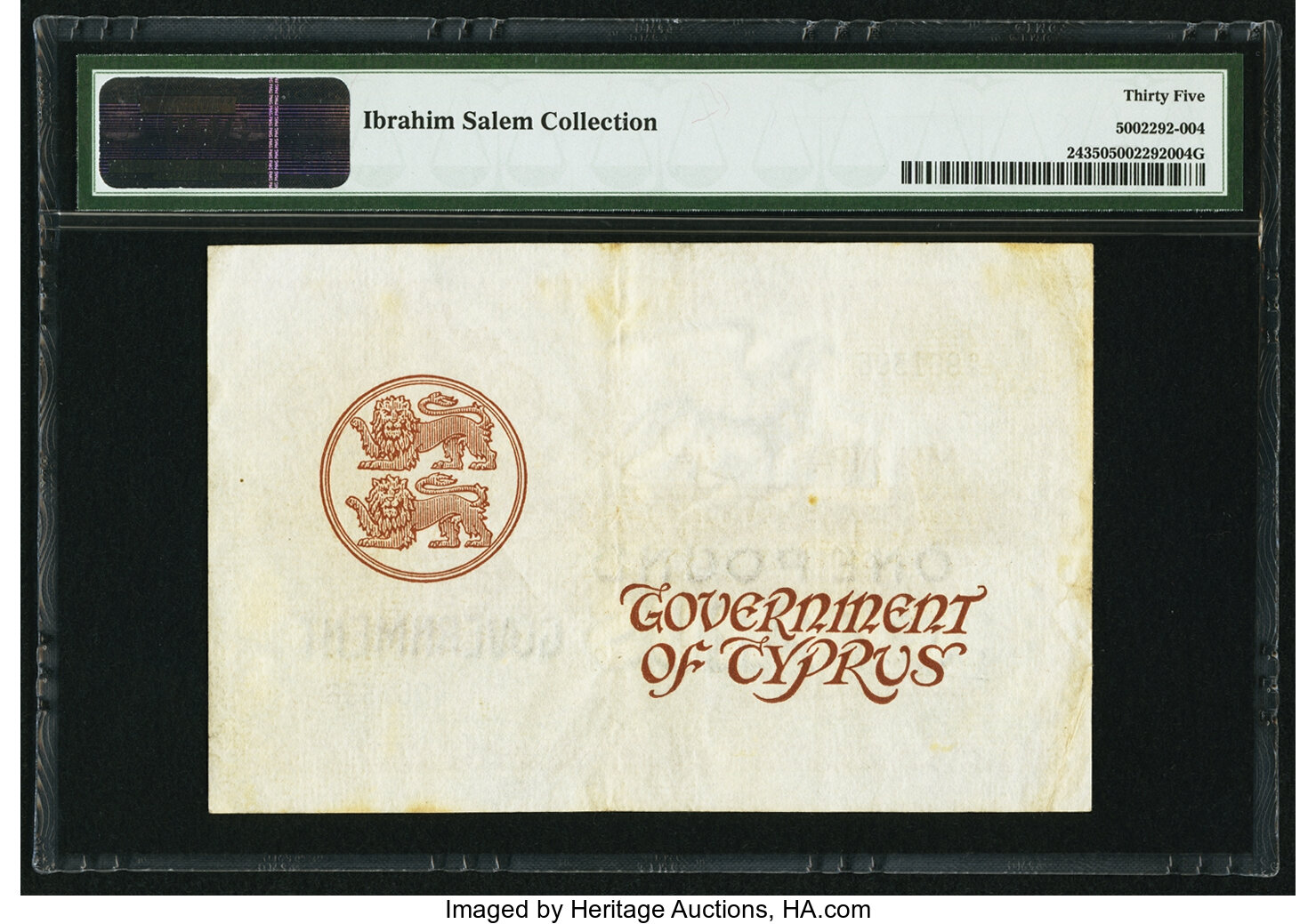 image for: Cyprus  1 pound (B124l)