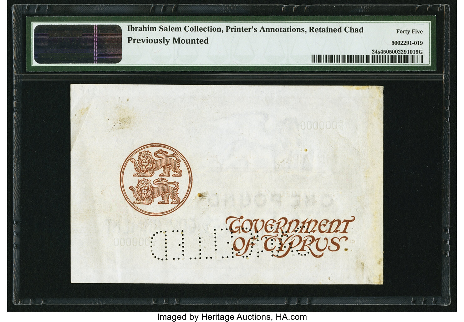 image for: Cyprus  1 pound (B124b)