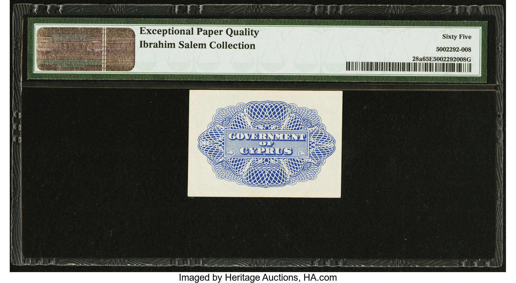 image for: Cyprus  3 piastres (B128ds)