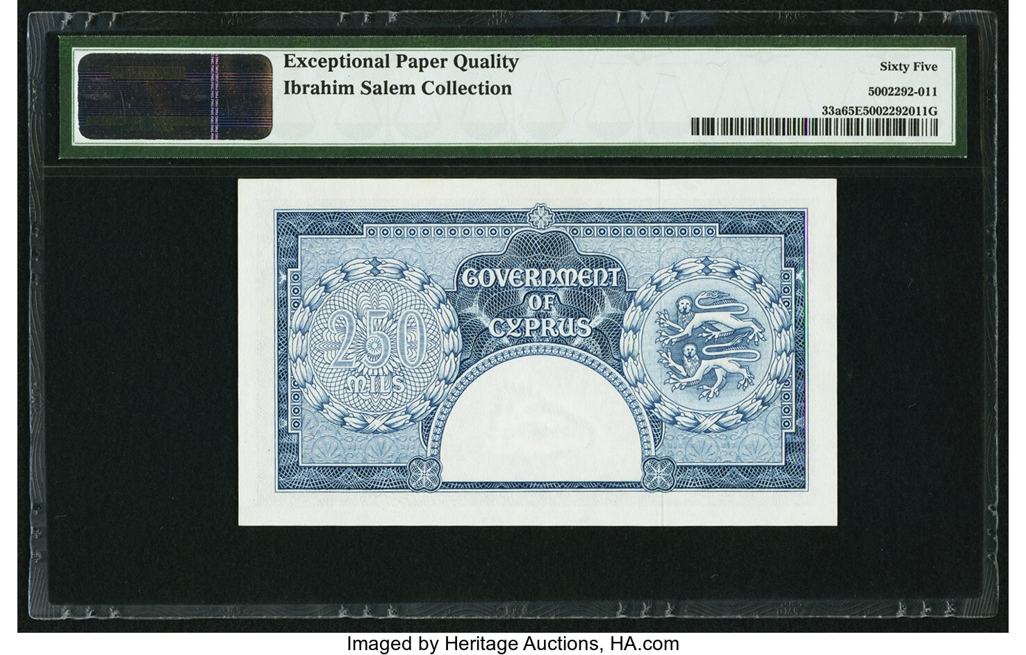 image for: Cyprus  250 mils (B133ds)