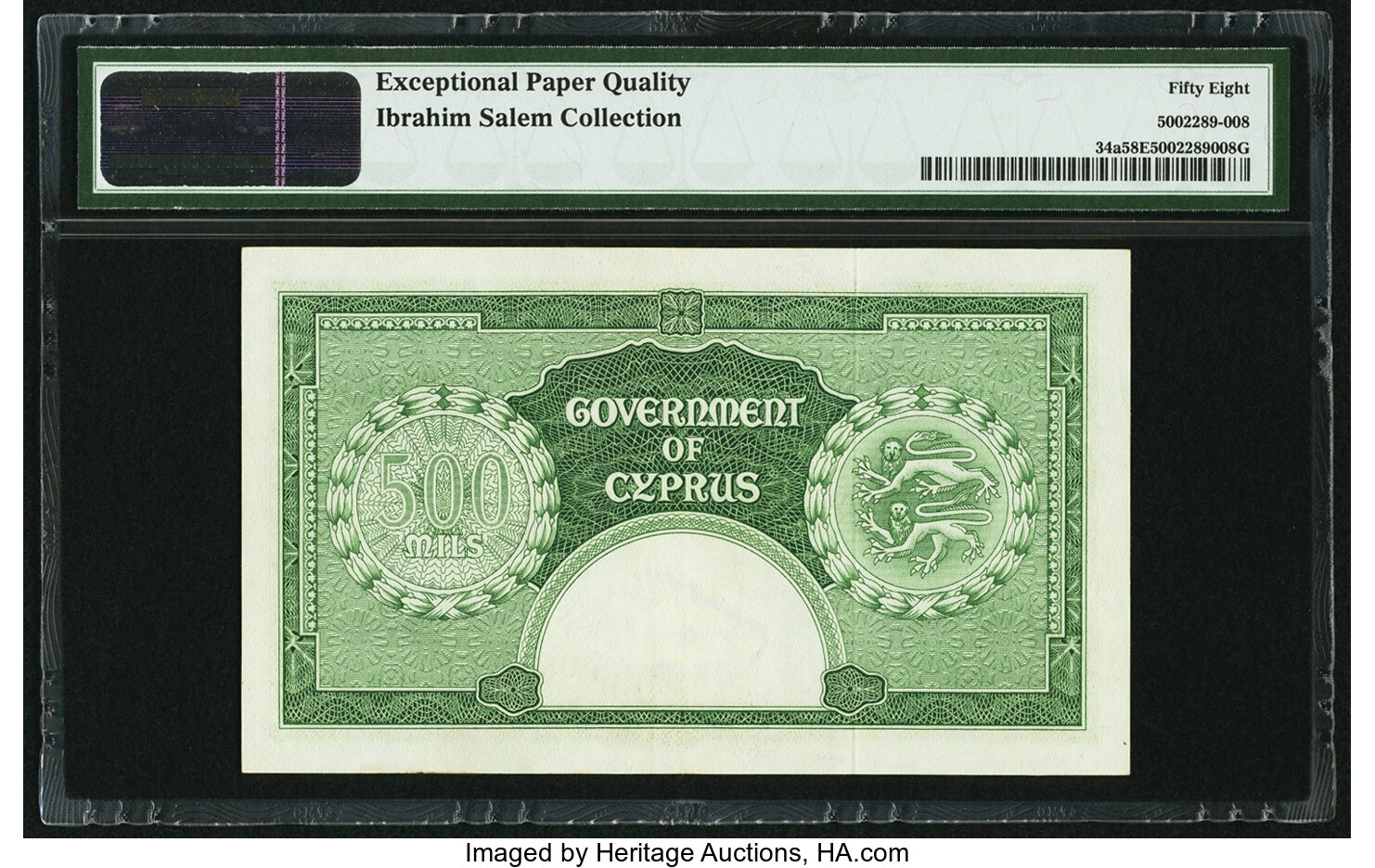 image for: Cyprus  500 mils (B134as2)