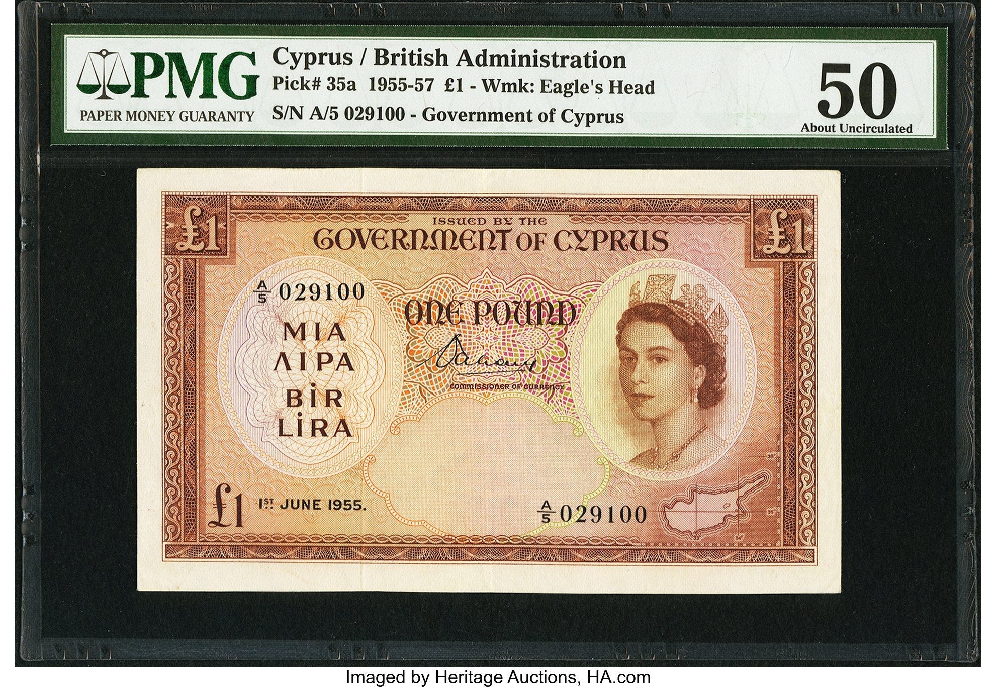 image for: Cyprus  1 pound (B135c)