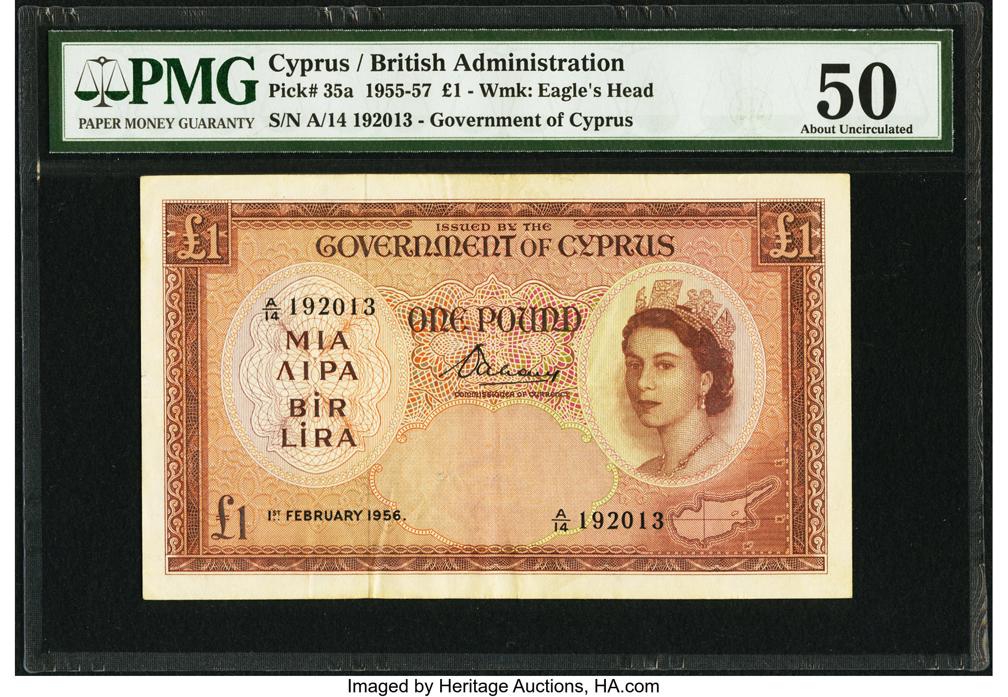 image for: Cyprus  1 pound (B135c)