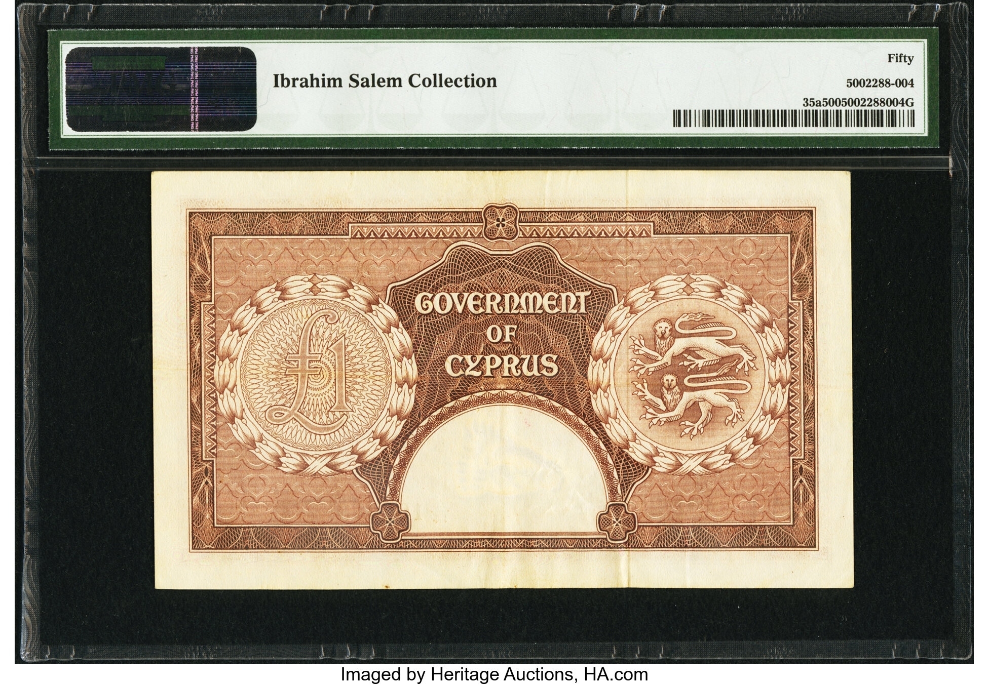 image for: Cyprus  1 pound (B135as2)