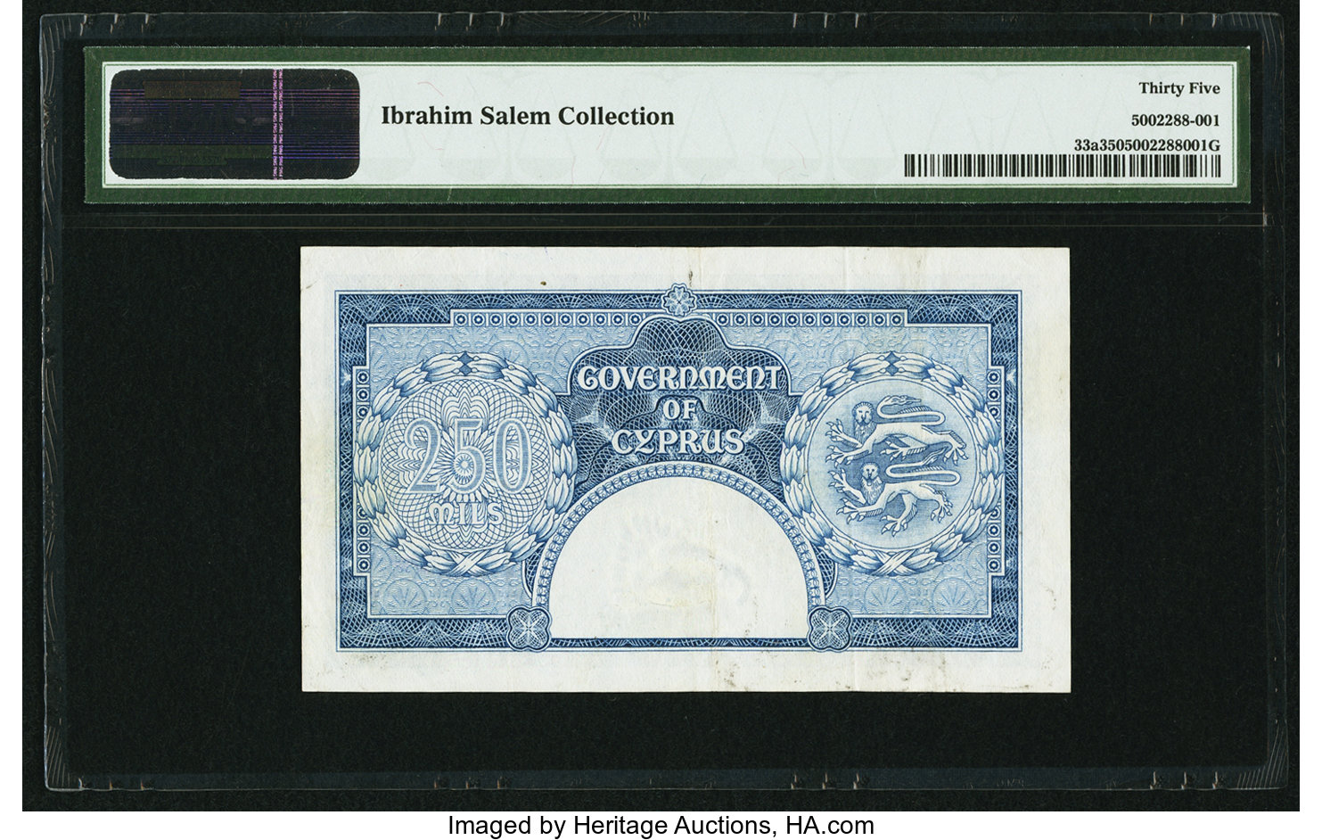image for: Cyprus  250 mils (B133t)