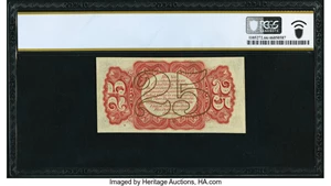 image for: Fr. 1292 25¢ Third Issue PCGS Banknote Gem UNC 66 PPQ....