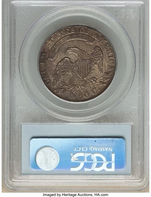 image for: 1833 50C O-112, R.2, AU55 PCGS. PCGS Population: (5/5). NGC Census: (5/12). CDN: $375 Whsle. Bid for NGC/PCGS AU55. Mintage...
