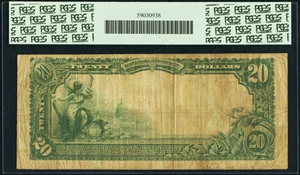 image for: Mount Sterling, KY - $20 1902 Plain Back Fr. 660 The Traders National Bank Ch. # 6129 PCGS Fine 15....