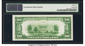 image for: Fr. 2050-J $20 1928 Federal Reserve Note. PMG Gem Uncirculated 65 EPQ....